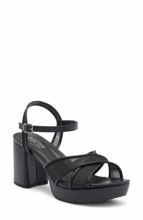 Reaction Kenneth Cole Reeva Mesh Strap Platform Sandal