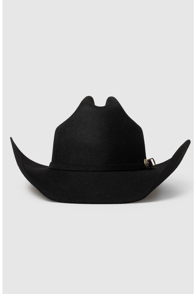 Bronco Premier Cowboy Hat, Alternate, color, Black