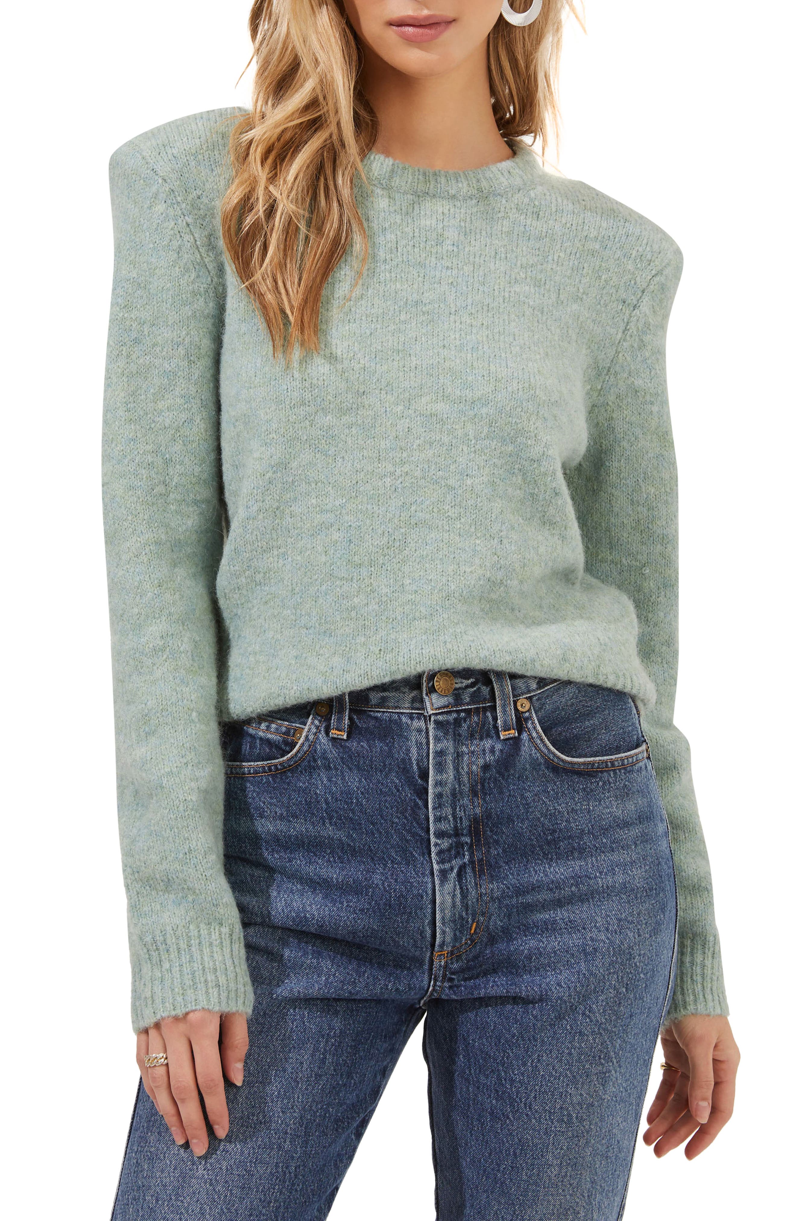 ASTR the Label the Label Tuscany Puff Sleeve Sweater (Women ...
