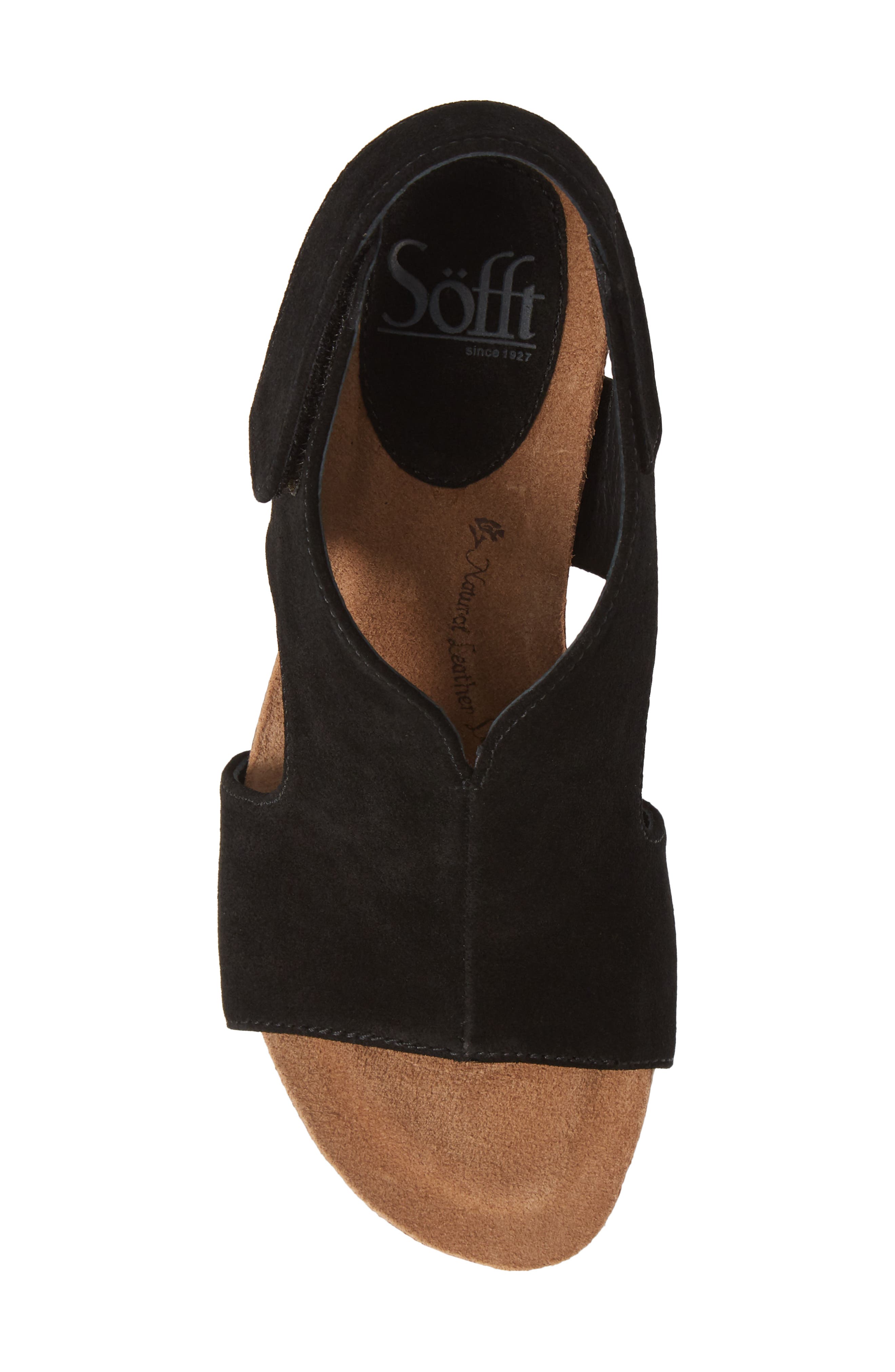 Söfft Chloee Wedge Sandal, Alternate, color, 