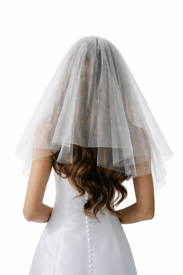 Last Disco Mini Veil, Main, color, Ivory