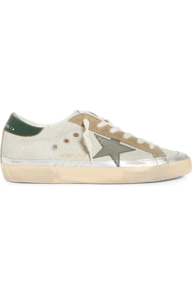 Golden Goose Super-Star Low Top Sneaker, Alternate, color, Grey/ Green