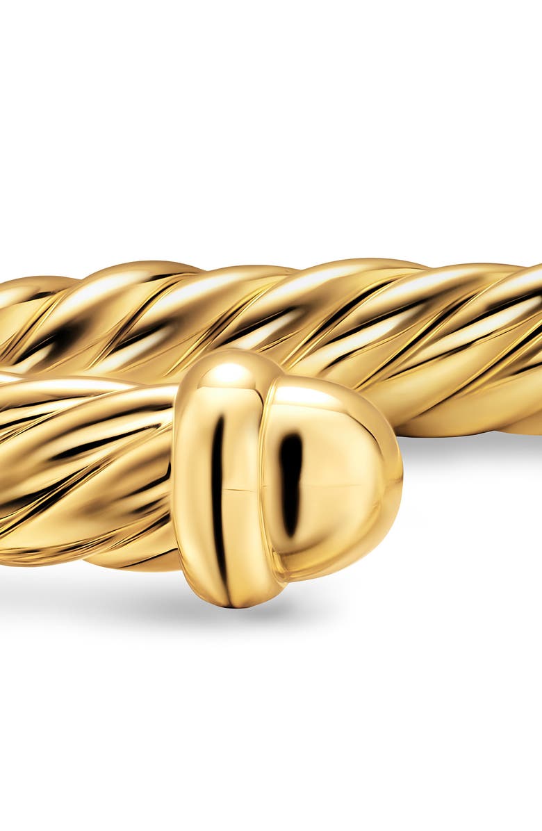 David Yurman Cablespira<sup>®</sup> Flex Bracelet, 6mm, Alternate, color, Gold