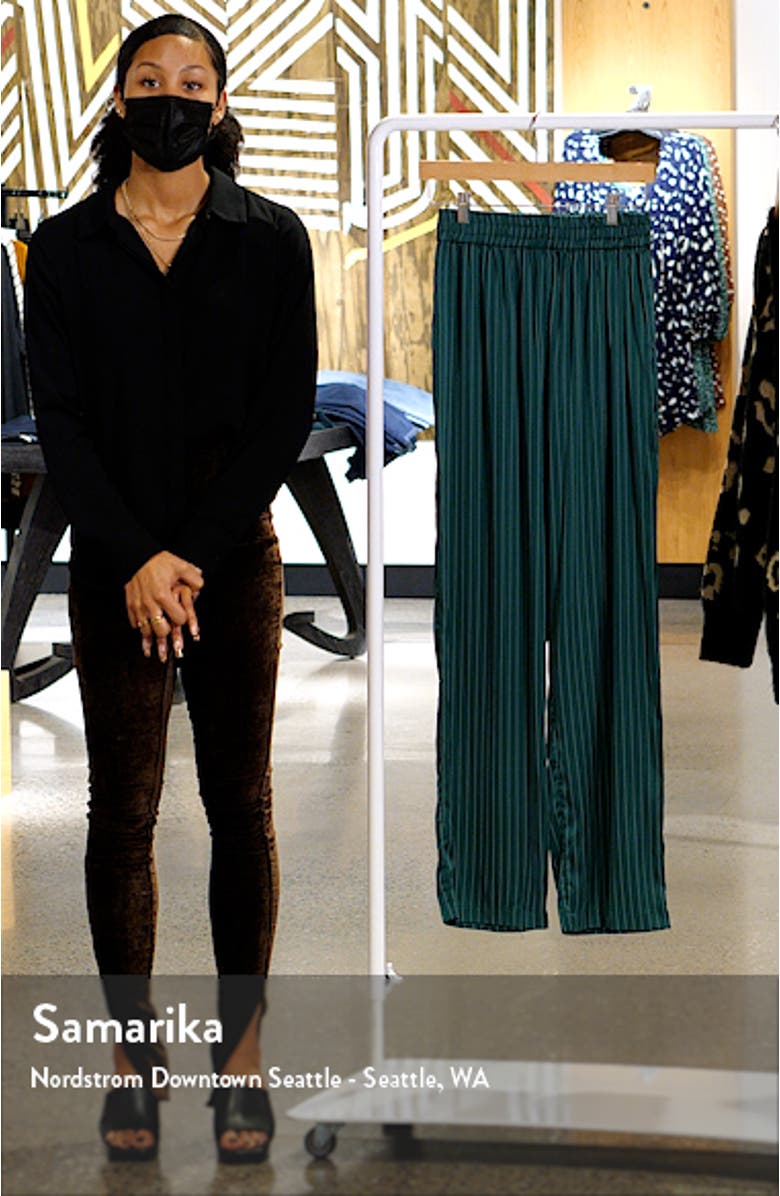 Scottie Pull-On Satin Pants, sales video thumbnail