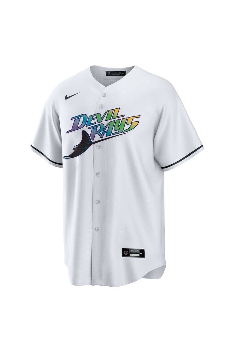 Men's Nike  White  Tampa Bay Rays Home Replica Team Jersey, Alternate, color, White