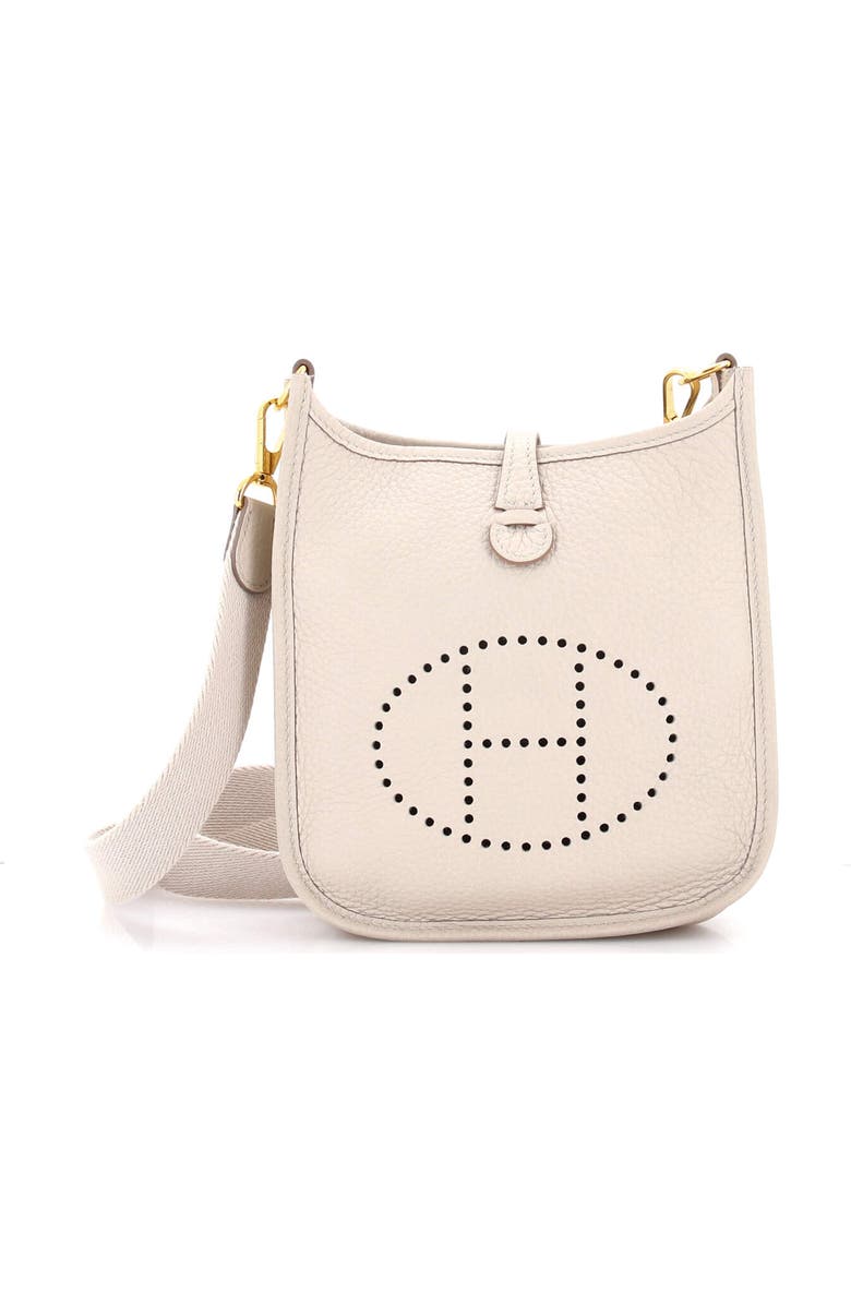 Pre-Owned Hermes Evelyne Bag Gen III Clemence TPM, Main, color, Beton