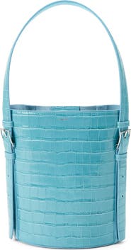 Coperni Ergonomical Croc Embossed Bucket Bag