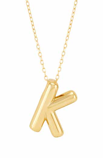Frankie & Zoe Initial Pendant Necklace