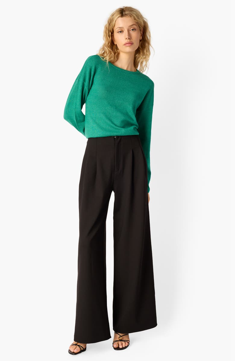 CAMI NYC Leith Merino Wool, Cashmere & Silk Sweater, Alternate, color, Verdant