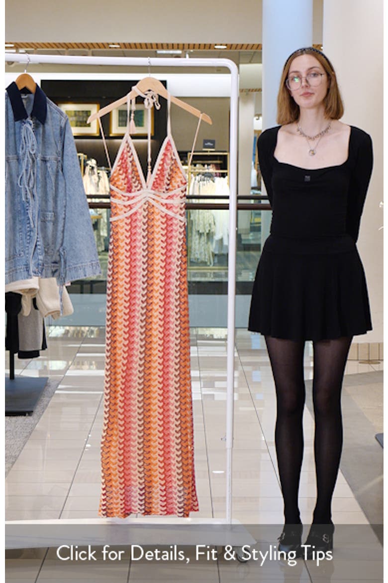 Fearne Knit Halter Dress video