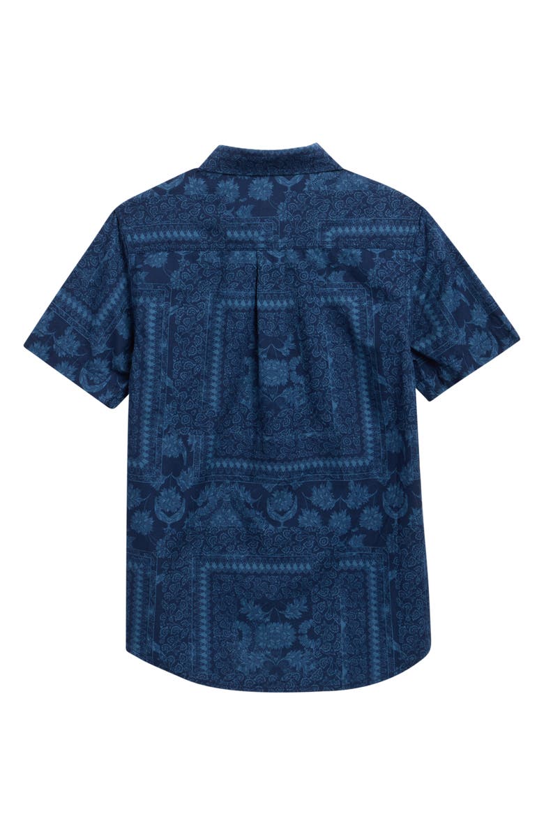O'Neill Kids' Terrace Cotton Button-Up Shirt, Alternate, color, Navy