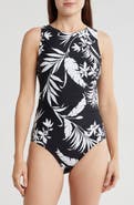 JANTZEN High Neck One-Piece Swimsuit