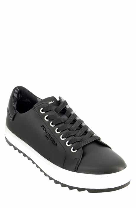 KARL LAGERFELD PARIS Leather Low Top Sneaker