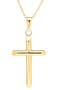 Mignonnete 14k Gold Cross Necklace