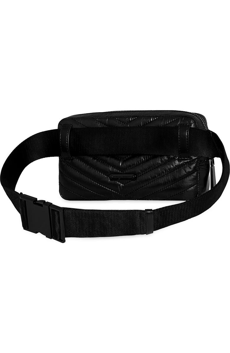 Rebecca Minkoff Edie Quilted Nylon Belt Bag, Alternate, color,