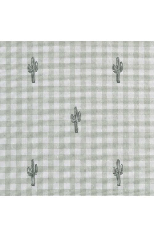 Wrangler Cactus Gingham Sheet Set In Green