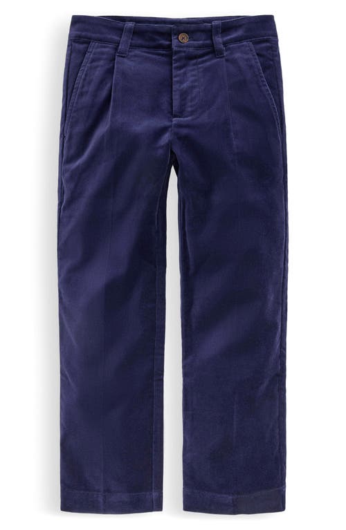 Boden Smart Tailored Pants Navy Velvet In Blue