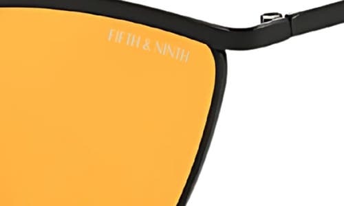 Fifth & Ninth Devon 57mm Polarized Cat-eye Sunglasses In Brown