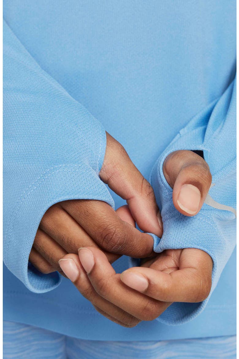 Kids' DRI-Fit UV Quarter Zip Pullover, Alternate, color, BLUE BEYOND