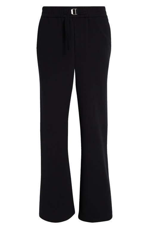 AMI ALEXANDRE MATTIUSSI AMI PARIS BELTED ELASTIC WAIST TROUSERS