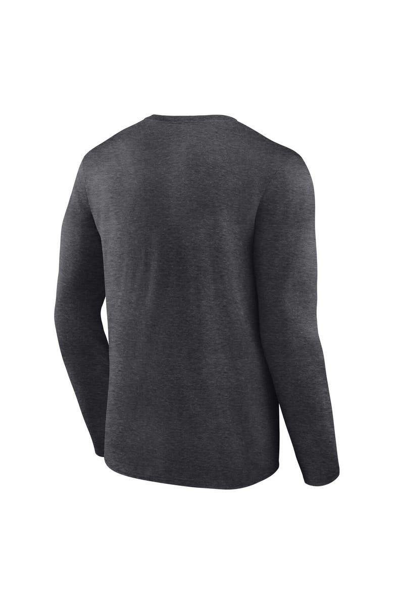 FANATICS Men's Fanatics Branded Heather Charcoal Kansas City Chiefs vs. San Francisco 49ers Super Bowl LVIII Matchup Final Battle Long Sleeve T-Shirt, Alternate, color, 