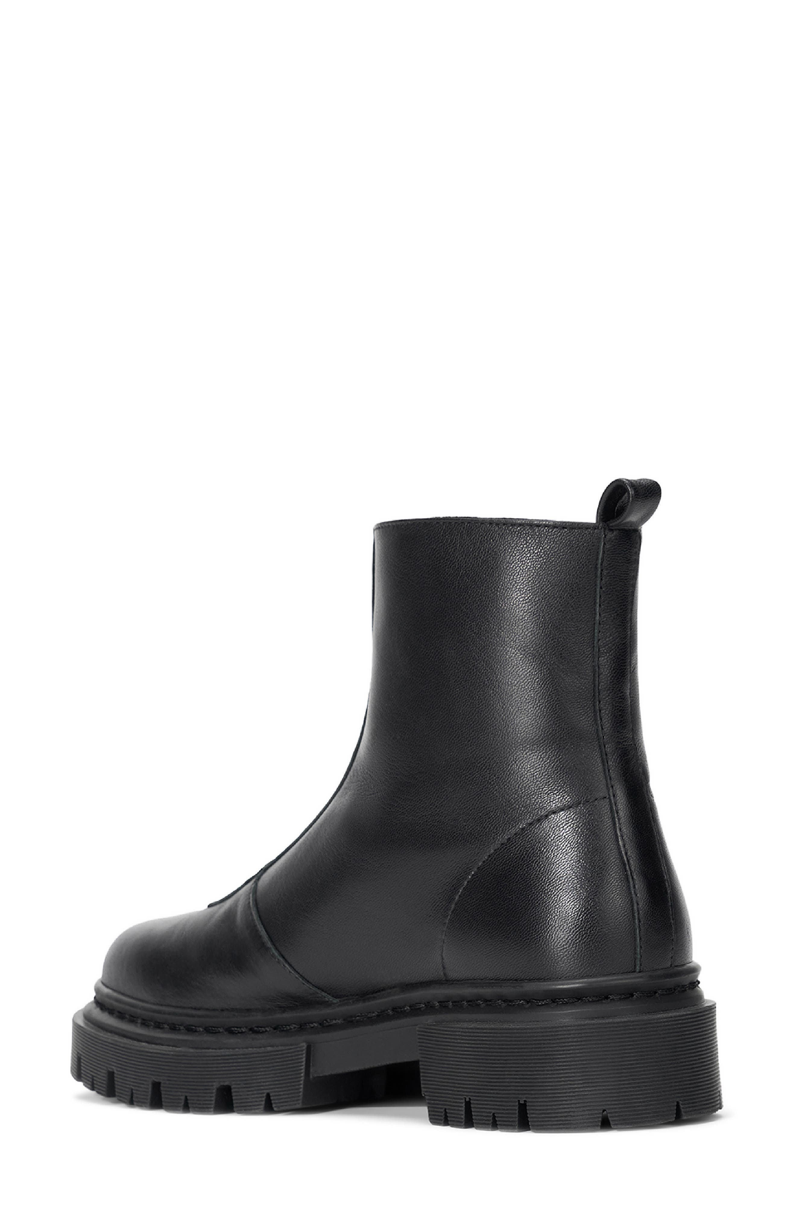 Miles Zip Ankle Boot, Alternate, color, BLACK