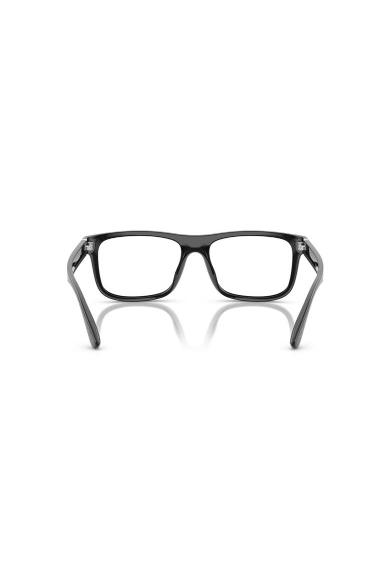 54mm Rectangle optical glasses, Alternate, color, Black
