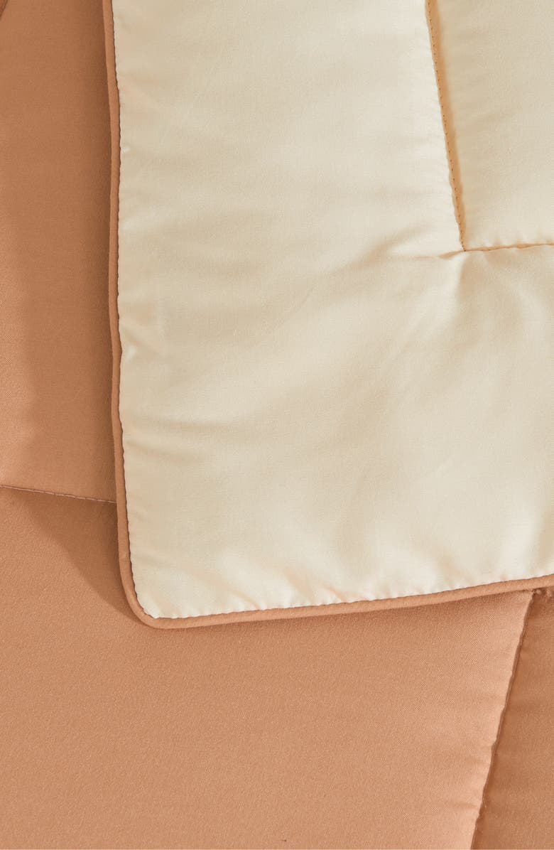 Woven & Weft Reversible Comforter Set, Alternate, color, Almond Solid / Sand Solid