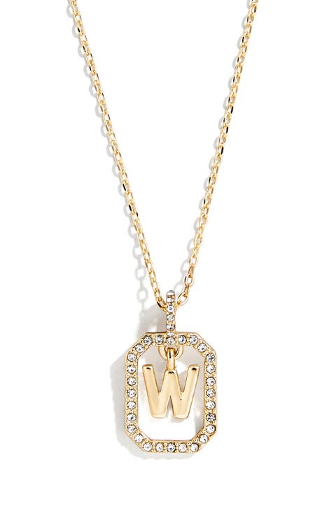 Alicia Intial Pendant Necklace