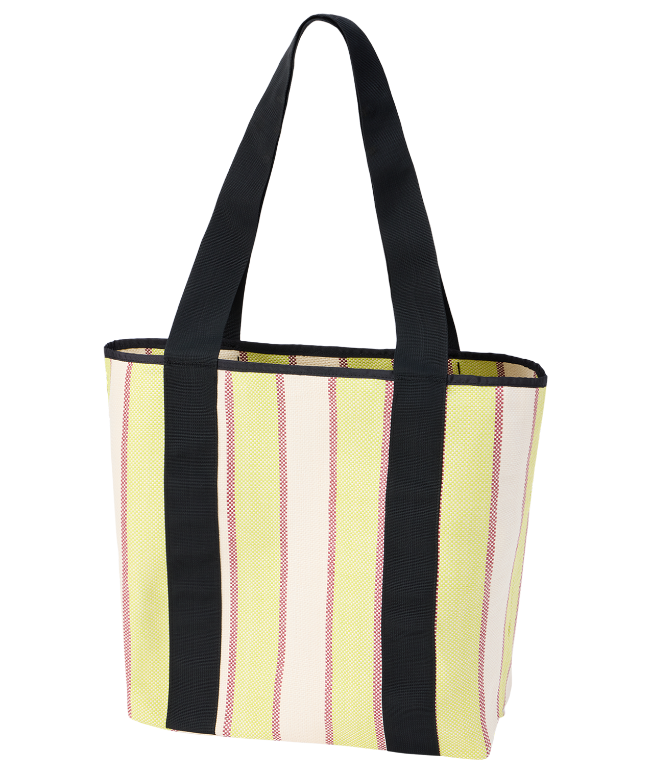 Beach Tote, Alternate, color, GREEN SHEEN/WHITE