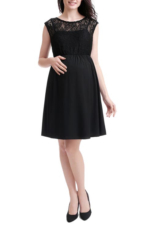 Genevieve Lace Maternity Dress