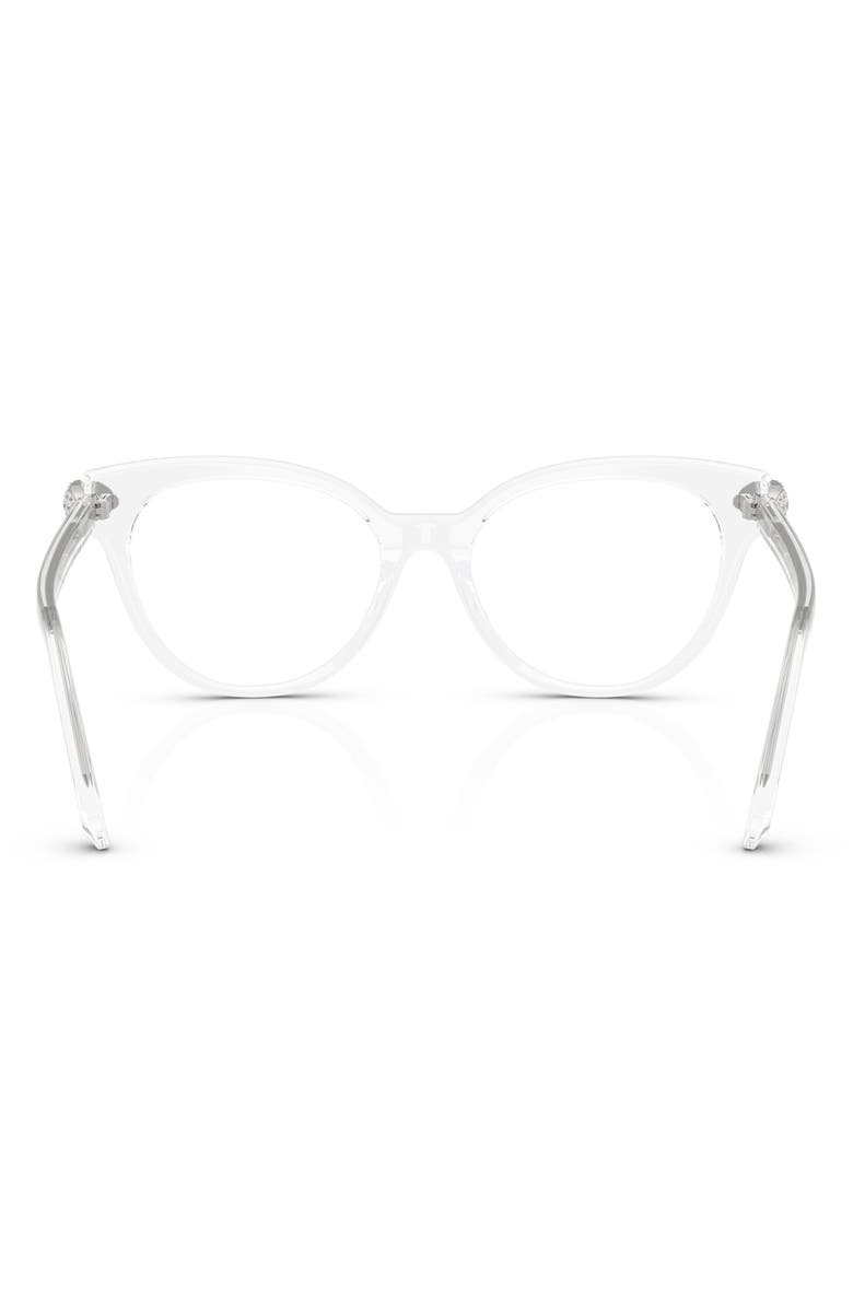 Swarovski 53mm Phantos Optical Glasses, Alternate, color, Transparent/ Demo Lens