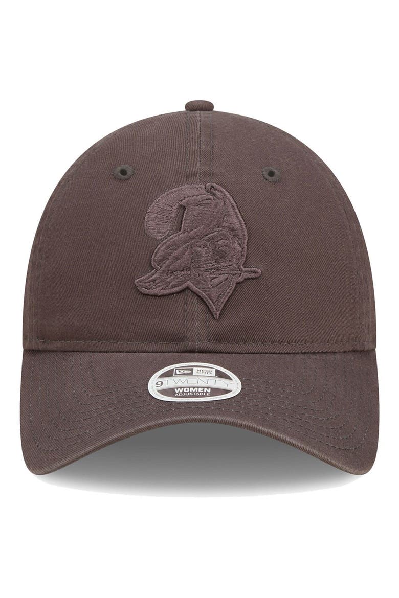 Women's  New Era Graphite Tampa Bay Buccaneers Historic Logo Core Classic 2.0 Tonal 9TWENTY Adjustable Hat, Alternate, color, Graphite