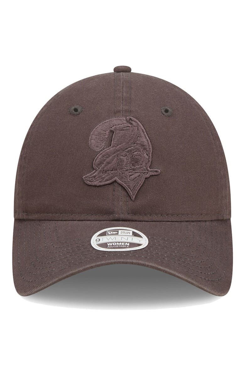 New Era Women's  New Era Graphite Tampa Bay Buccaneers Historic Logo Core Classic 2.0 Tonal 9TWENTY Adjustable Hat, Alternate, color, 