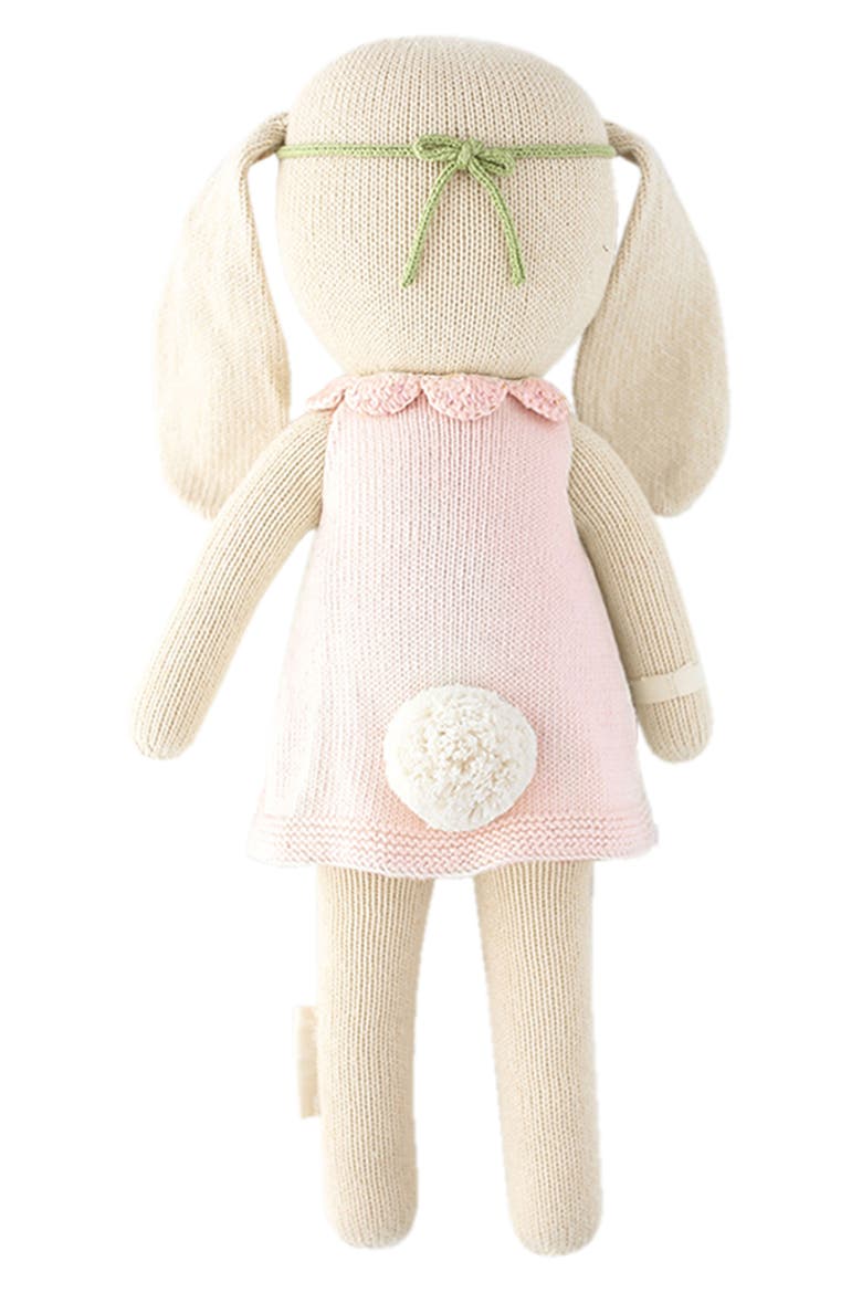 cuddle + kind Blush Hannah the Bunny Stuffed Animal, Alternate, color, PINK