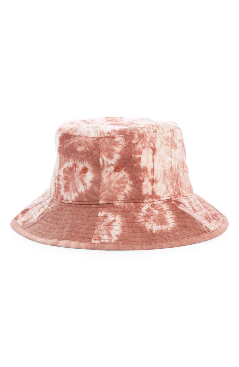 Acne Studios Brimmo Tie Dye Cotton Poplin Bucket Hat, Alternate, color,