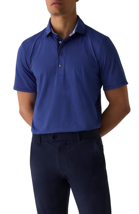 Saranac Stripe Golf Polo