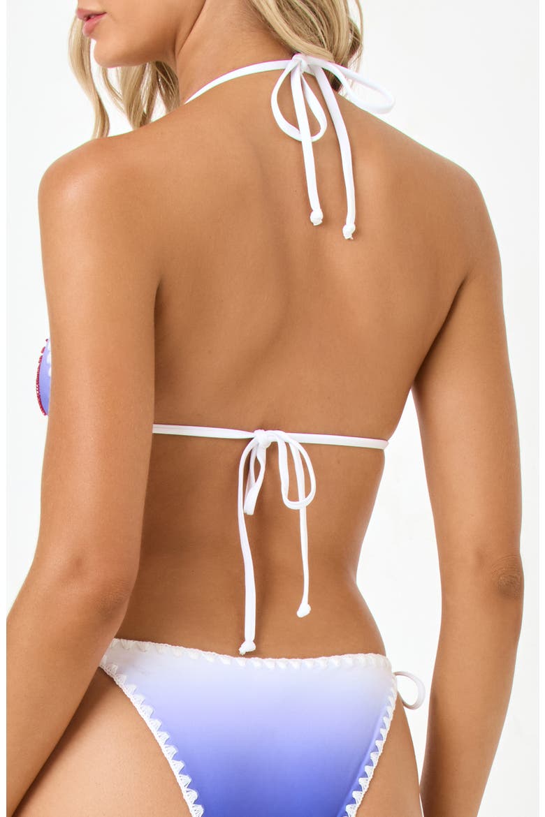 Sonia Beaded Embroidered Bikini Top, Alternate, color, INTO THE BLUE
