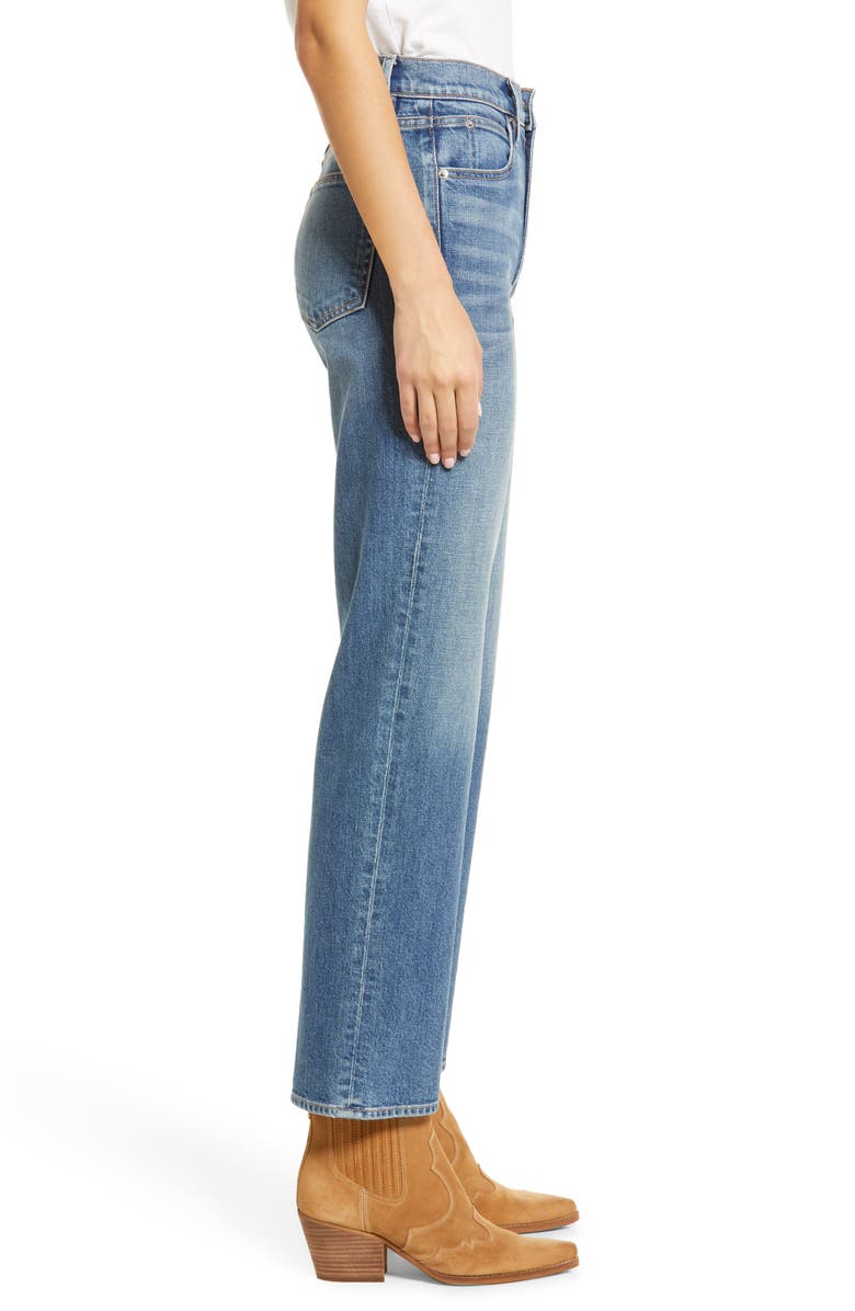 SLVRLAKE Sophie High Waist Straight Leg Jeans, Alternate, color, 