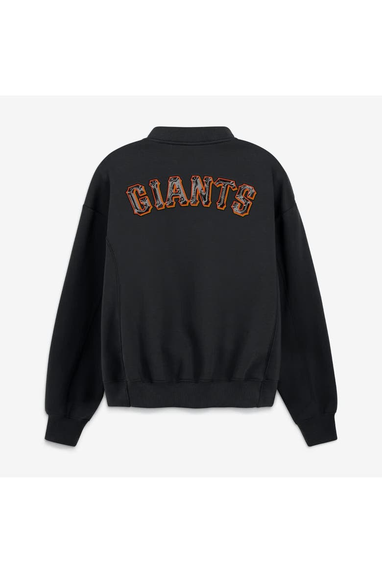 Women's Fanatics Black San Francisco Giants Oversized Rage Against Full-Zip Jacket, Alternate, color, Black