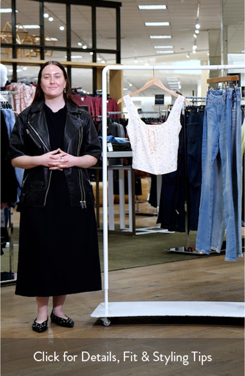 Alice Floral Corset Top, sales video thumbnail