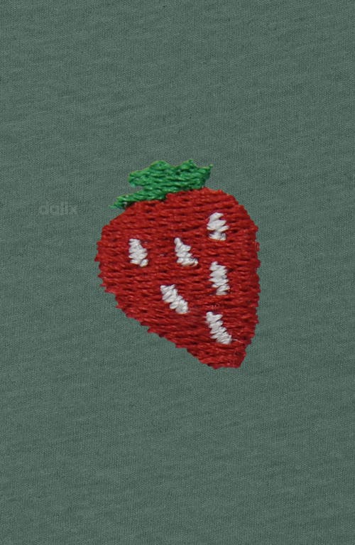 Dalix Womens Lil Strawberry Lightweight High Waisted Tee In Gray