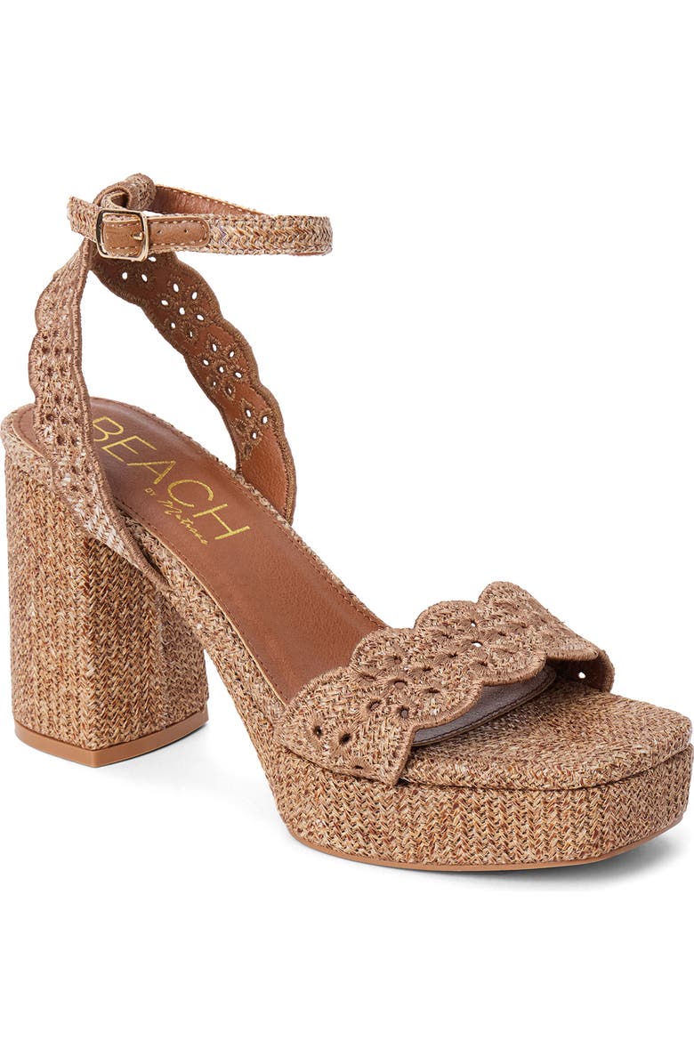 Coconuts by Matisse Maiden Platform Ankle Strap Sandal, Main, color, Brown