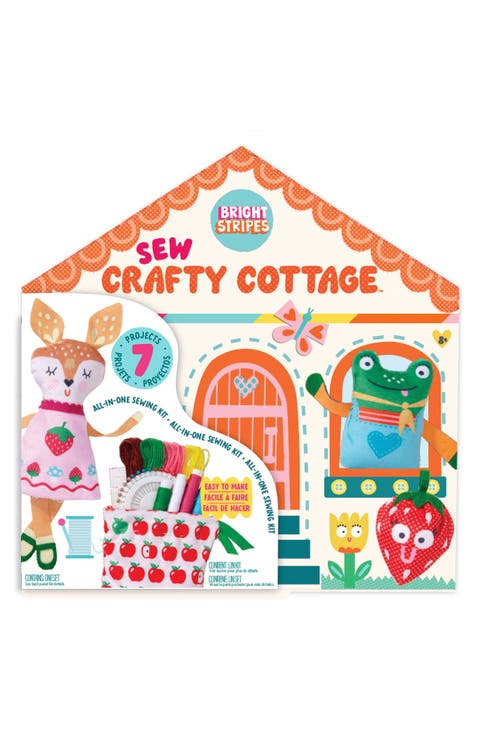 Kids' Sew Crafty Cottage Sewing Kit