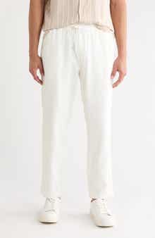 DENIM AND FLOWER Textured Drawstring Pants