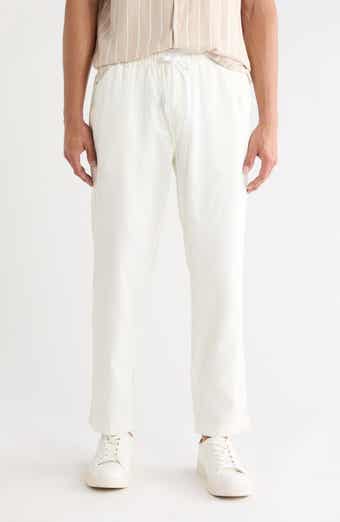 DENIM AND FLOWER Textured Drawstring Pants
