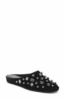 Veronica Beard Narcisa Crystal Embellished Mule