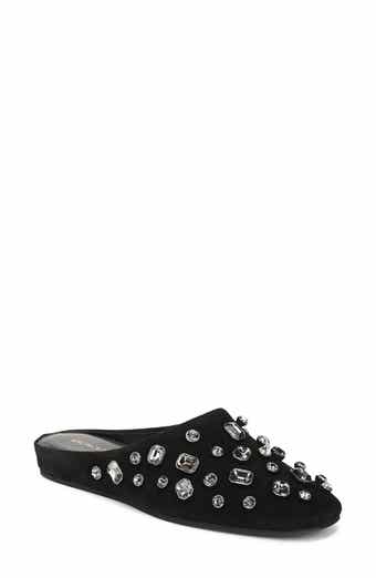 Veronica Beard Narcisa Crystal Embellished Mule