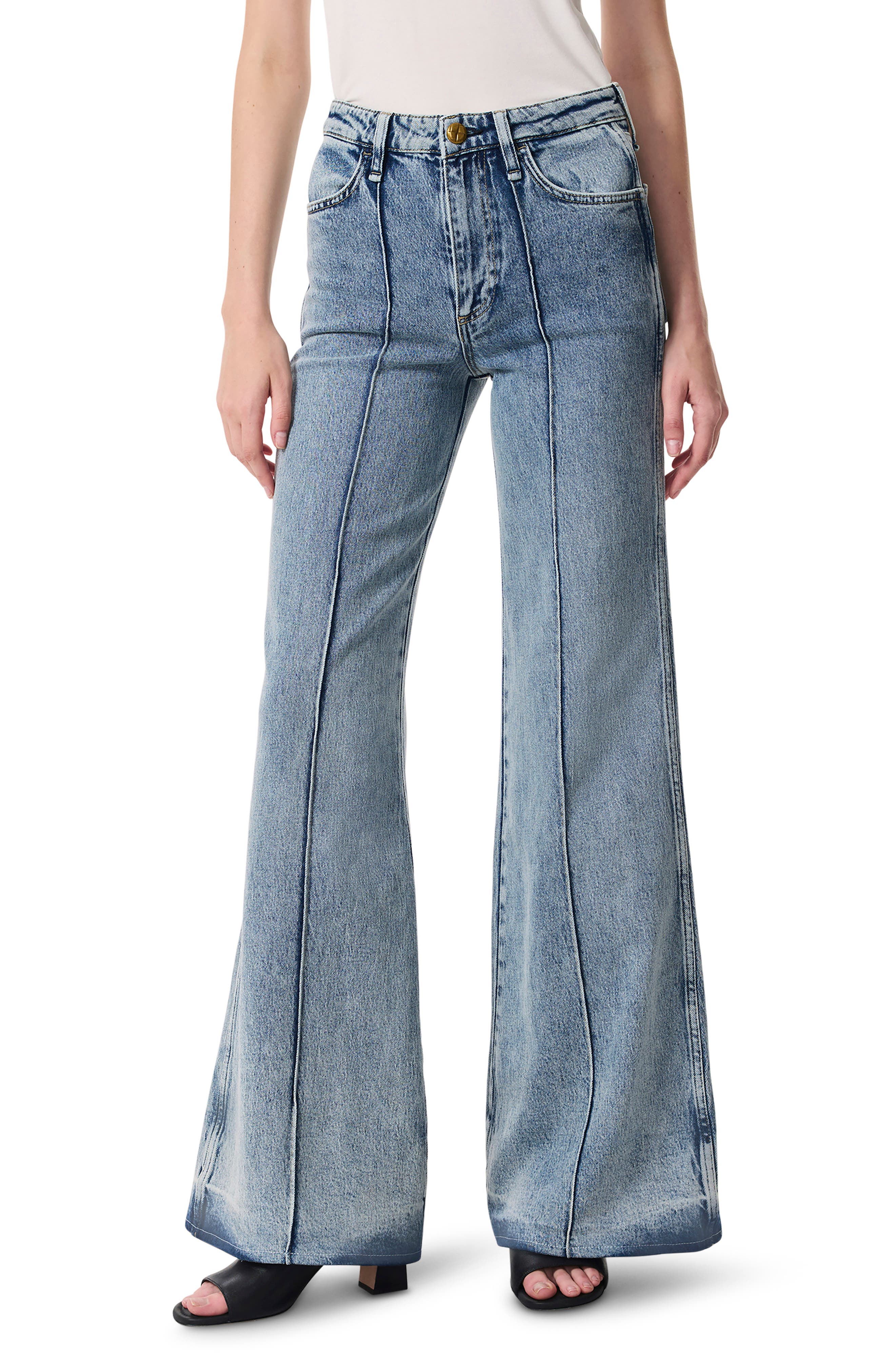 rag & bone Skylar High Waist Wide Leg Jeans