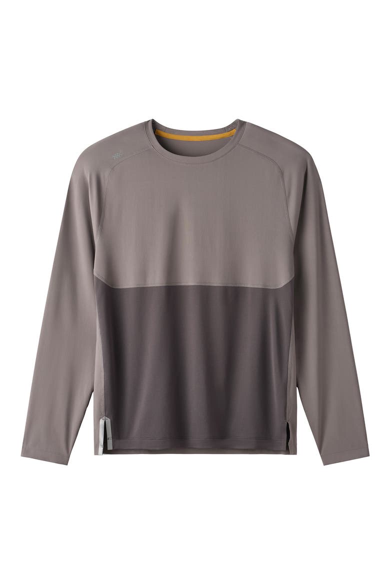 Extra Mile Long Sleeve Training T-Shirt, Alternate, color, SMOKE/ ASPHALT